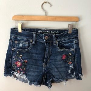 denim shorts